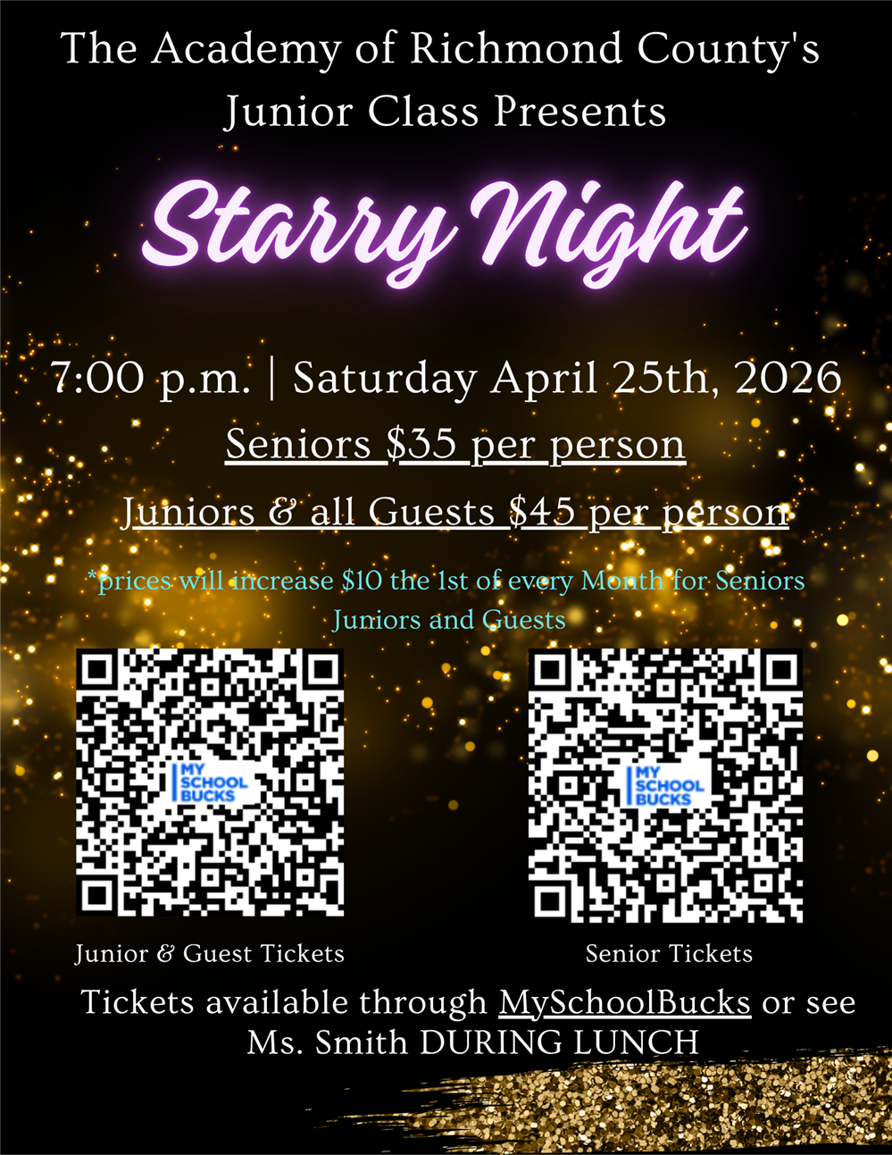 Prom Tickets